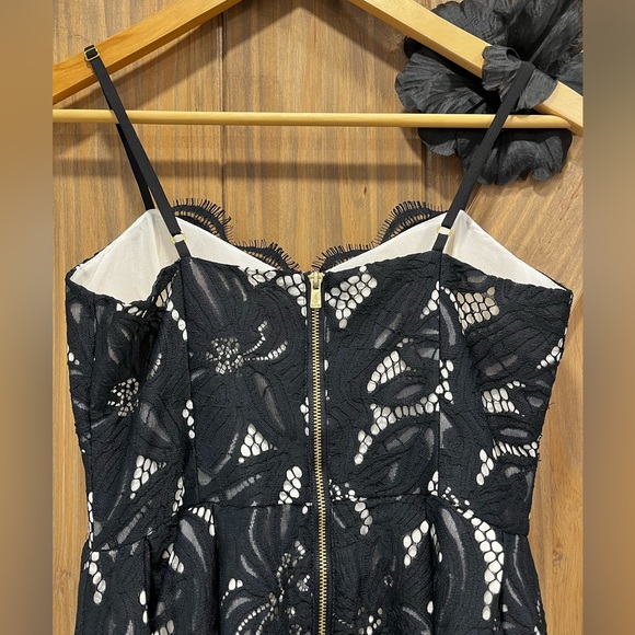 Lilly Pulitzer NWT Camella Dress 00 Black Lace - Picture 3 of 4